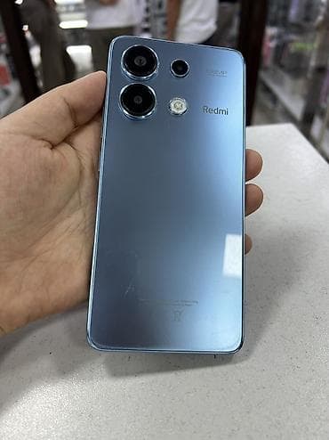 Redmi, Redmi Note 13, Б/у, 256 ГБ, цвет - Синий, 2 SIM