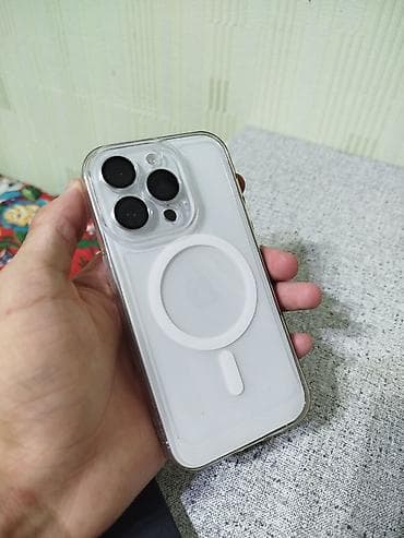 IPhone 14 Pro, Б/у, 256 ГБ, Белый, Зарядное устройство, Защитное стекло, Чехол, 80 % — 5
