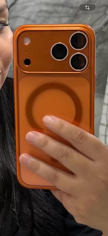 IPhone 17 Pro Max, 256 ГБ, Оранжевый, Зарядное устройство, Защитное стекло, Чехол, 100 %
