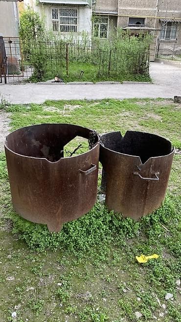 Металлические цилиндрические секции/корпуса из толстой стали - Два