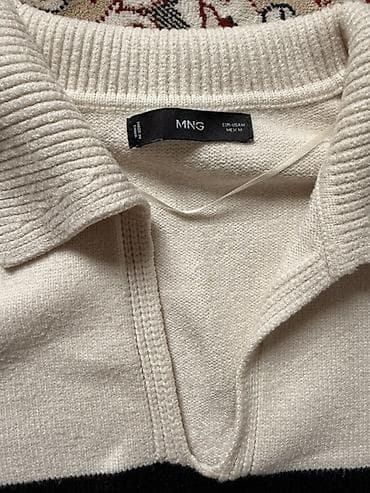 mango s: Кофта, V-образный вырез, Осень-весна, Китай, M — 3
