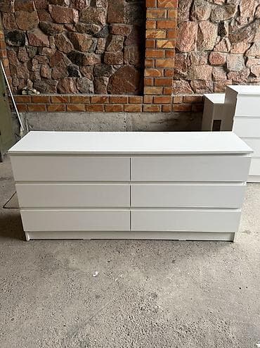 для прихожки: Комод для одежды, Новый, Без зеркала, ЛДСП, цвет - Белый, Самовывоз, Бесплатная доставка — 4