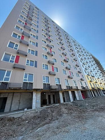 новостройка кок жар: 1 комната, 46 м², Элитка, 8 этаж, Готовая ПСО (под самоотделку) — 2