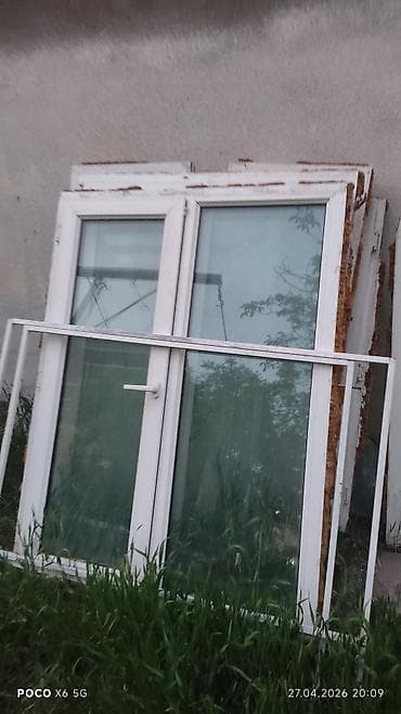 Үй жана бакча: Даяр пластик терезеле, Терезе түрү: Стандарттык, Орнотуусуз, Бөлүп төлөө жок — 3