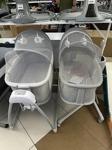 электронная люлька: Люлька, Колыбель, Металл, цвет - Серый — 2