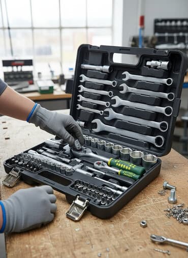 набор рожковых ключей: АКЦИЯ!!!🎉 набор ключей🛠 elit force 82 предметов в подарок на выбор 1 — 2