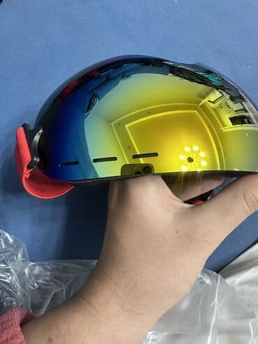 коньки edea: Новая Горнолыжная/сноубордическая маска с зеркальными линзами + чехол — 3