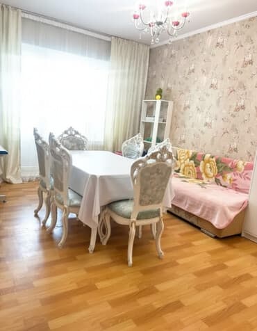 квартира в районе ошского рынка: 1 комната, 44 м², 107 серия, 3 этаж, Евроремонт — 1