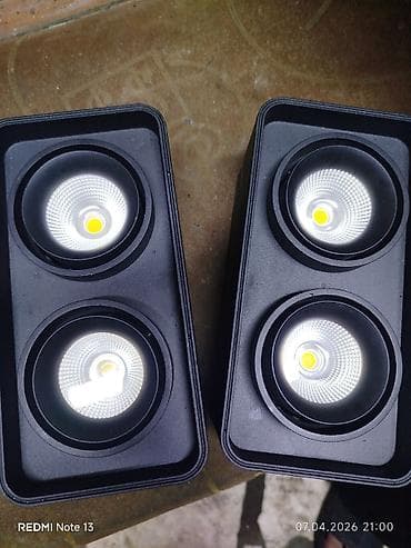 Светильники светодиодные накладные, двухповоротные (2×COB) - Тип