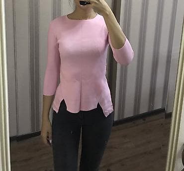 Лонгслив, цвет - Розовый, S