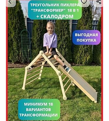 арка пиклера: Треугольник Пиклера «Трансформер» 18-в-1 + скалодром, сделано из — 1