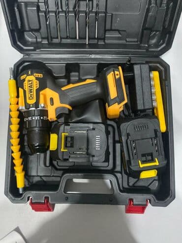 шуруповерт набор: Аккумуляторная дрель-шуруповерт DeWALT Полный комплект ДОСТАВКА — 3