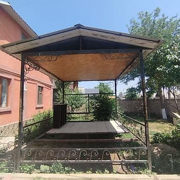 отургуч бу: Беседка 2 x 4 x 3 м, Металл — 1
