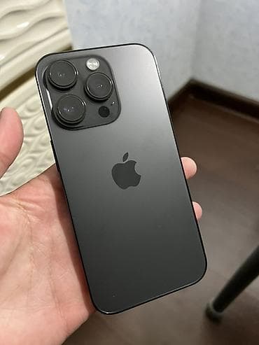 otg iphone: IPhone 14 Pro, Б/у, 128 ГБ, Черный, Зарядное устройство, Защитное стекло, Чехол, 82 % — 1