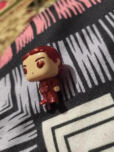 pop mart: Мини-фигурка в стиле chibi/Pop: персонаж в красном металлизированном — 2