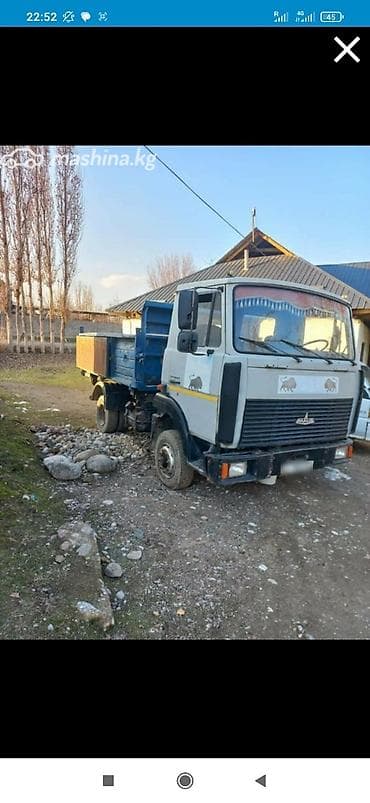 Самосвал МАЗ (двухосный) - Конфигурация: бортовой самосвал с