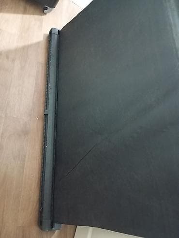 сетка теневая: Шторка (ролета) багажника Mercedes W124 Хорошее, полотно целое — 2