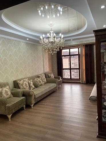 3 комнаты, 106 м², Ак-Кеме (старый аэропорт) Элитка, 9 этаж, Евроремонт