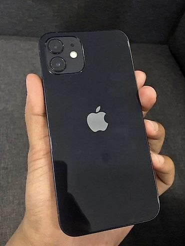 oppo a3: IPhone 12, Б/у, 64 ГБ, Черный, Защитное стекло, Чехол, 83 % — 2