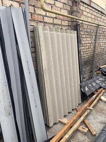 азбест лист: Шифер, Безасбестовый, Крупноволновой — 1