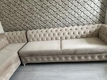 Угловые диваны: Угловой диван, C подушками — 1