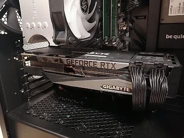 Комплектующие для ПК: Видеокарта для ПК, Б/у, Gigabyte, GeForce RTX, 10 ГБ — 1