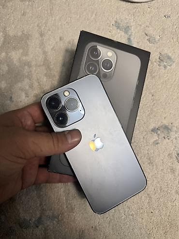 iphone 13 512: IPhone 13 Pro, Б/у, 128 ГБ, Графит, Коробка, 100 % — 1