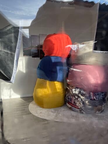 кресл: Бинбэг, Новый, Самовывоз, Бесплатная доставка, Платная доставка, цвет - Серый — 12