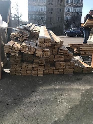 Вагонка: Вагонка деревянная (шпунт-паз), тонированная. - Материал: массив — 2