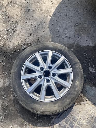 Колеса в сборе R 15, Лето, Б/у, 1 шт, Литые, отверстий - 5 at lalafo.kg Колеса в сборе R 15, Лето, Б/у, 1 шт, Литые, отверстий - 5