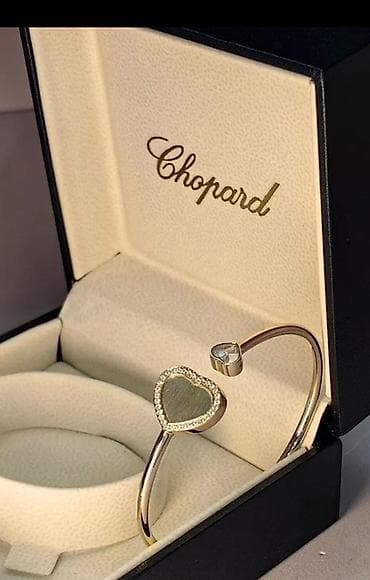 Женская обувь: Браслет Chopard с подвесками в форме сердца с бриллиантами! 750 — 5