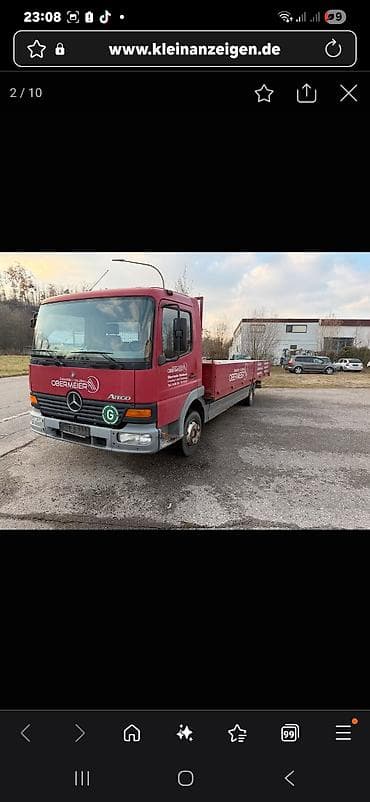 пружины секвоя: Грузовик, Mercedes-Benz, Стандарт, 7 т, Б/у — 2