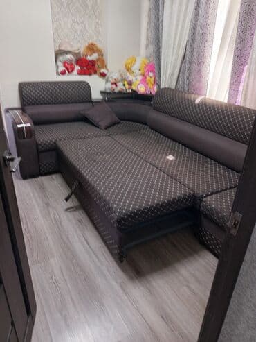 раскладной угловой диван: Угловой диван, Складной, Трехместный — 3