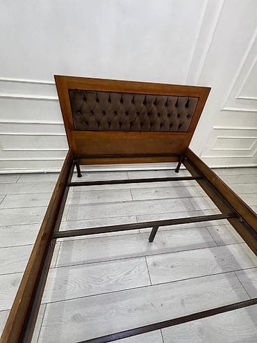 Другая мебель: Лина матрас ортопедкровать из дерева Двуспальная кровать с мягким — 5