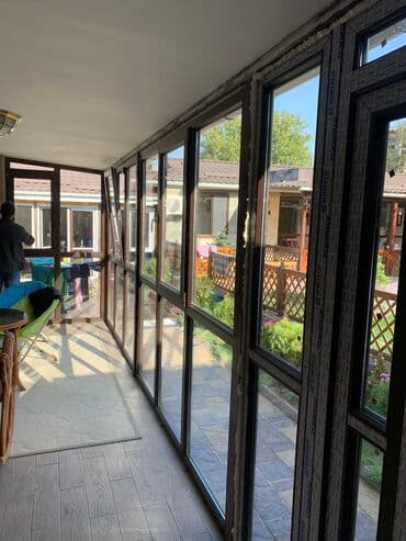 пластик бу терезе: Буюртмага пластик терезе, Терезе түрү: Витраждык, Мансард, Панорамалык, Акысыз орнотуу, Бөлүп төлөө жок — 5