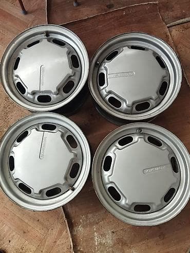 Шины и диски: Железные Диски R 14 Volkswagen, Комплект, Б/у — 2