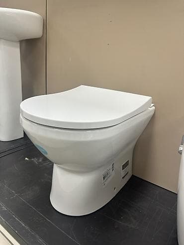 Унитаз Напольный, Материал: Фарфор