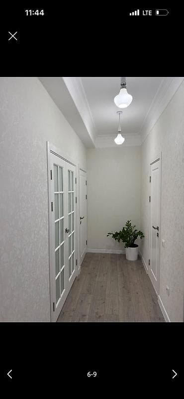 Батирлер: 2 бөлмө, 63 м², Асанбай мкр Элитка, 5 кабат, Евро оңдоо — 3