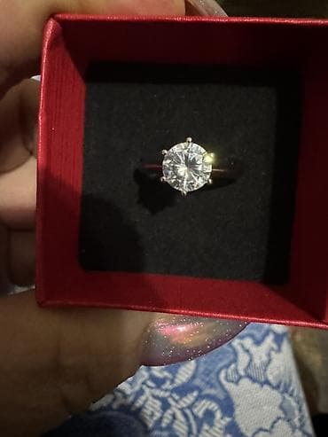 золото калцо: Кольцо, Помолвочное, Женские, Цирконий, Новый — 3