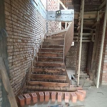 материалы для лестницы в бишкеке: Бетонная лестница Наружные, Форма лестницы: Винтовая — 6