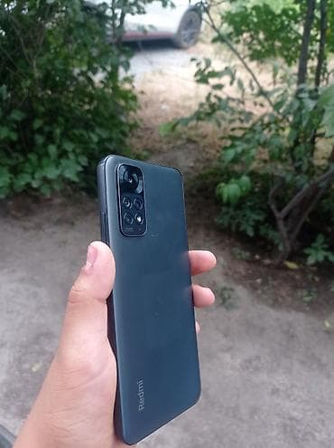 life network system: Redmi, Redmi Note 11, Б/у, 64 ГБ, цвет - Черный — 1