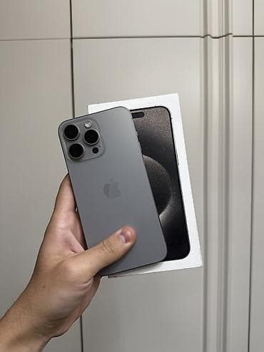 ufs 4: IPhone 15 Pro Max, Б/у, 256 ГБ, Natural Titanium, Коробка, 84 % — 1