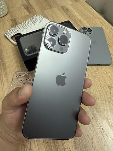 iphone 6se: IPhone 13 Pro, Б/у, 256 ГБ, Графит, Коробка, 90 % — 1