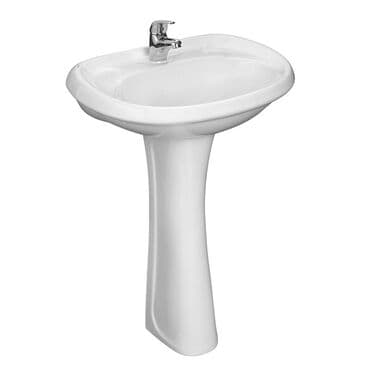 тумба для постели: Раковина для ванной, Особенности: Глянцевое, Овальная форма, Материал: Керамика, Размер: 454 x 571 см — 3