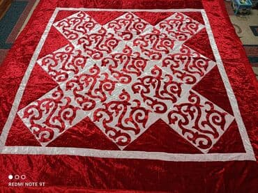 сколько стоит сшить комплект постельного белья: Плед новый из королевского бархата. Размер 25. Делали на заказ дорого — 1