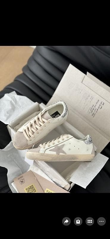 superstar: Кроссовки в стиле Golden Goose Superstar - Низкие кеды из натуральной — 3
