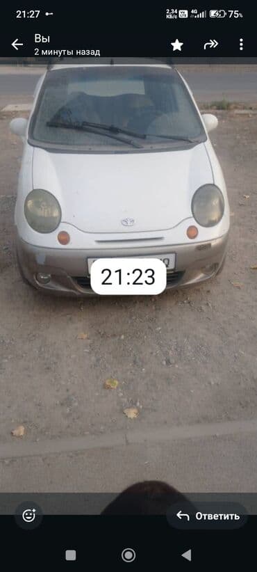 шевралет матиз 3: Daewoo Matiz: 2003 г., 0.8 л, Механика, Бензин, Хэтчбэк — 3