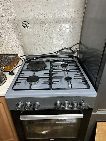печи плиты: Beko, Комбинированная, Механическое, Напольная — 1