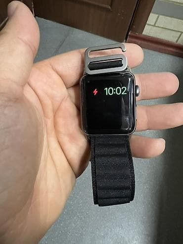 часы gear s3: Apple Watch Series 3, 42 мм (aluminum case, Ion‑X glass, composite — 7