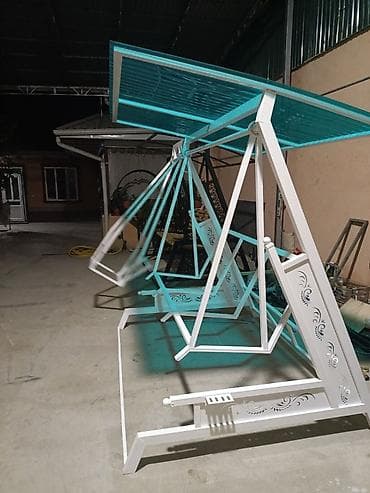 гарден часы: Садовые качели Металл, Со спинкой, С крышей — 1